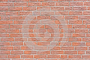 Modern Red Brick wall Background Texture