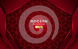Modern red future vector background with line