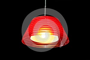 Modern red lamp