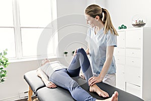 A Modern rehabilitation physiotherapy in the room