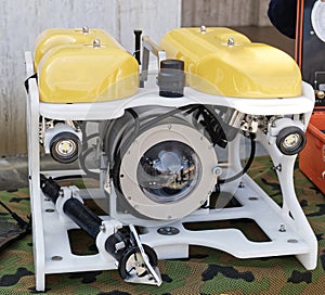 Modern remotely operated underwater vehicle , ROV