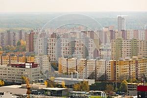 Modern residental areas in slovakian city Bratislava