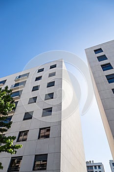 Modern residential apartment. Detail of new luxury home and residential complex.