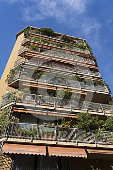 Modern residential building at Portello, in Milan