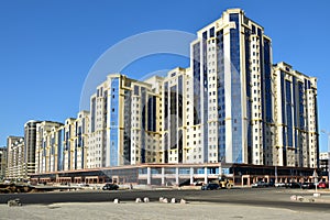 Modern residential buildings in Astana