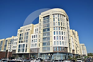 Modern residential buildings in Astana