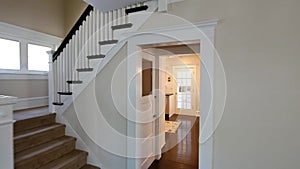 Modern residential buildings, family home, vacation, family, architecture, large rooms, white rooms, kitchen, staircase