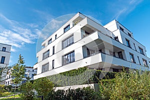 Modern residential construction in Berlin