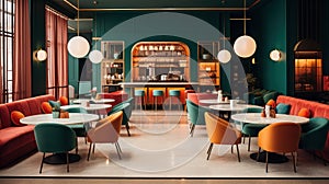 Modern restaurant interior