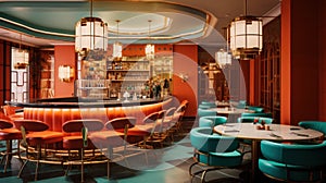 Modern restaurant interior