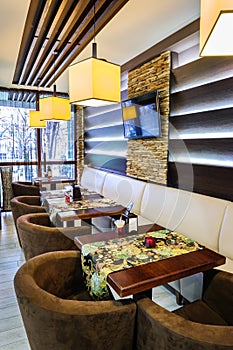 Modern restaurant interior