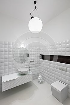 Modern restroom interior