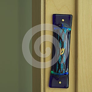 Modern retro mezuzah