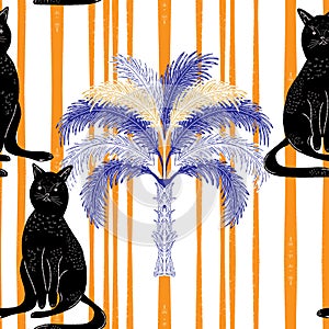 Modern retro style with sketch elements