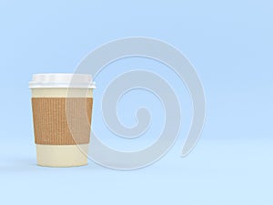 Modern Reusable Cup 3D Rendering