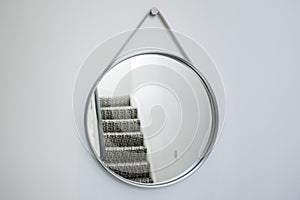 Modern round designer mirror