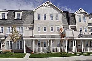 Modern Row of Townhouses