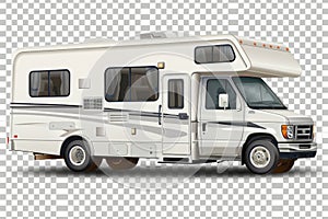 Modern RV motorhome Ready for the Open Road Adventure