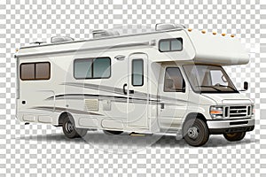 Modern RV motorhome Ready for the Open Road Adventure