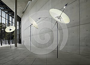 Modern satelite lamps