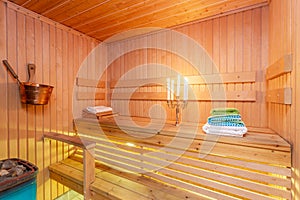 Modern Sauna interior