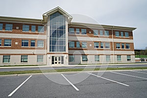 Modern school building
