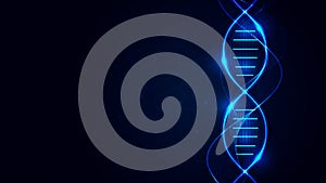 Modern Science DNA Molecule Connection Background