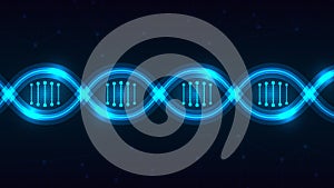 Modern Science DNA Molecule Connection Background