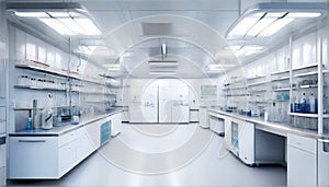 Modern scientific laboratory internal