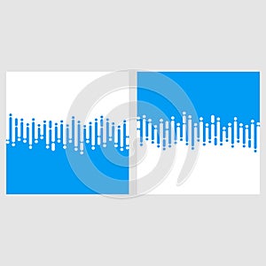 Modern seamless intermittent background of a variety of elements.