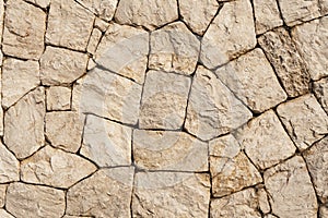 Modern seamless natural stone wall, background and texture of old brick walls