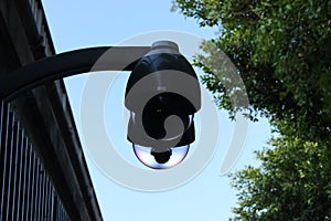 Modern security camera, public cctv