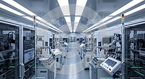 Modern Semiconductor Manufacturing Facility