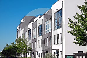 Modern serial housing in Berlin