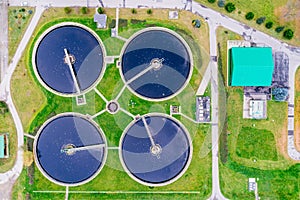 Modern sewage treatment plant