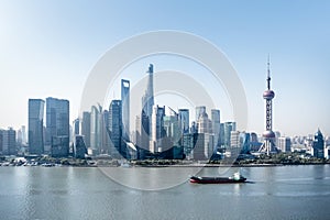 Modern shanghai skyline