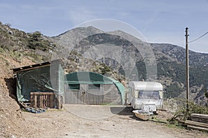 Modern shepherd's hut