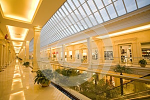 Modern shopping center