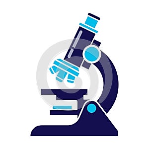 Microscope Icon Vector Illustration for Science and Research