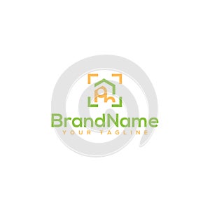 Modern Simple HOME Building House Logo design