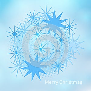 Modern simple minimalistic christmas card