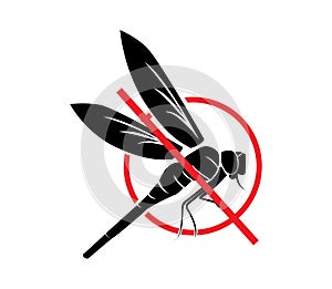 Modern simple mosquito logo template.logo inspiration