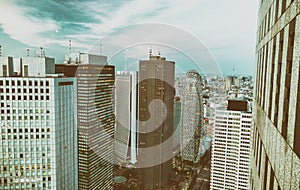 Modern skyline of Shinjuku, Tokyo - Japan