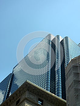 Modern skyrise building in Boston Massachusetts photo