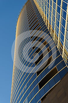 Modern skyscraper business office, sky building