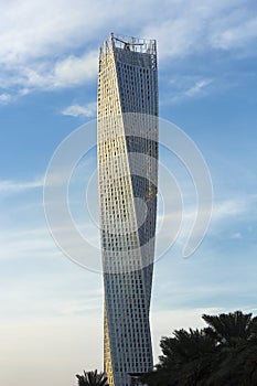 Modern skyscraper in luxury Dubai city,United Arab Emirates