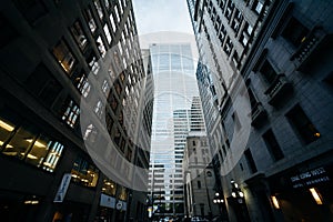 Modern skyscrapers in the Financial District of downtown Toronto