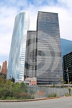 Modern Skyscrapers at Financial District of Manhattan, New York City