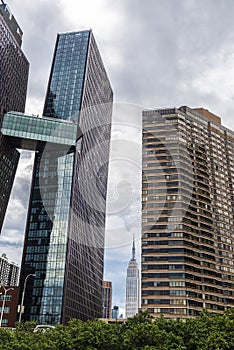 Modern skyscrapers in Manhattan, New York City, USA