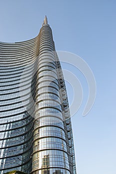 Modern skyscrapers in Milan, Porta Nuova district.